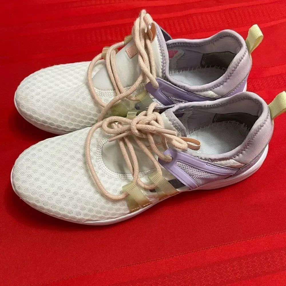 Vionic Adore Women’s White Purple Mesh Athletic Sneakers Shoes Size 7